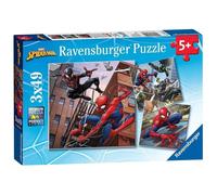 Puzzle 3X49Pcs Spiderman In Action Ravensburger Puzzle Top