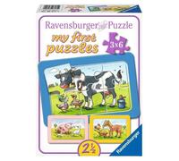 Puzzle 3X6Pcs Animals Ravensburger Puzzle Top Quality Best