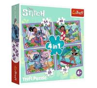 Puzzle 4-In-1 Crazy Day Lilo & Stitch Trefl Puzzle Top