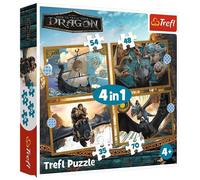 Puzzle 4-In-1 How To Train Your Dragon, Dragon Days Trefl