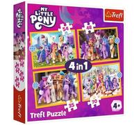 Puzzle 4-In-1 Meet The Ponies Trefl Puzzle Top Quality Best