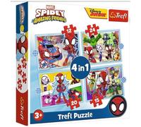 Puzzle 4-In-1 Spidey’S Team Trefl Puzzle Top Quality Best