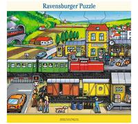 Puzzle 41 At The Station Frame Ravensburger Puzzle Top Quality