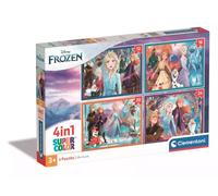 Puzzle 4w1 Super Kolor Frozen - Clementoni