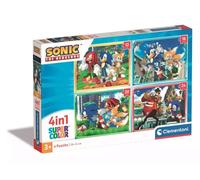 Puzzle 4w1 Super Kolor Sonic - Clementoni