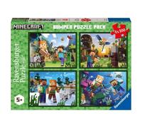 Puzzle 4X100Pcs Minecraft Ravensburger Puzzle Top Quality Best