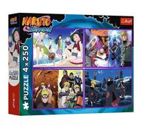 Puzzle 4X250 Adventures Of Naruto Uzumaki Trefl Puzzle Top