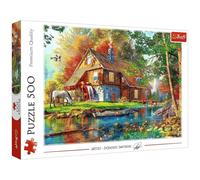 Puzzle 500 Cabin By The River Trefl Puzzle Top Quality Best