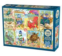 Puzzle 500 Dzień na plaży 113557 - Cobble Hill