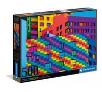 Puzzle 500 elementów. ColorBoom. Kwadraty - Clementoni