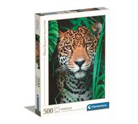 Puzzle 500 elementów. High Quality Collection. Jaguar w dżungli - Clementoni