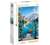 Puzzle 500 elementów. High Quality Collection. Jezioro Braies - Clementoni