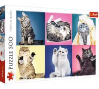 Puzzle 500 elementów. Kociaki - Trefl