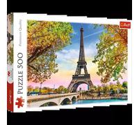 Puzzle 500 elementów. Romantyczny Paryż - Trefl
