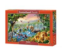 Puzzle, 500 elementów. Rzeka w dżungli - Castorland