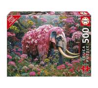 Puzzle 500 Floral Elephant Clementoni Puzzle Top Quality Best