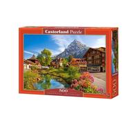 Castorland Jigsaw Puzzle B-52363 - Kandersteg, Switzerland, 500 Pieces Panoramic (35×25 cm)