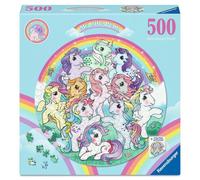 Ravensburger My Little Pony 500-Piece Round Jigsaw Puzzle - Fun Family Activity
