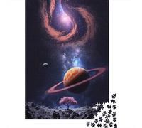 Puzzle 500 Piece Beyond The Rings Jigsaw Puzzle for Adults And Wooden Jigsaw Puzzle Suitable for 18 Years And Up Fun Puzzles Games 500pcs (52x38cm)