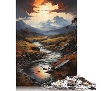 Puzzle 500 Piece Storm over Patagonia Jigsaw Puzzle for Adults And Wooden Jigsaw Puzzle Suitable for 18 Years And Up Fun Puzzles Games 500pcs (52x38cm)