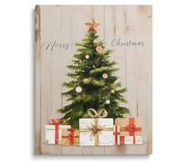Puzzle 500 Pieces A Festive Entryway Fireplace with a Christmas Tree and Wrapped Presents is a Seasonal Addition and an for Christmas Lovers.