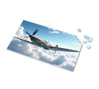 Puzzle 500 Pieces A Vintage Fighter Plane Soars Above The Clouds. Picture Puzzle Toys For Ages 2-4 Puzzles For Adults 500 Pieces(1000PCS)