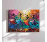 Puzzle 500 Pieces African Women Dancing for Players Who Like to Challenge The Difficult and Unlock More Complex Patterns in Hd