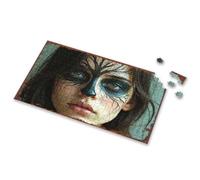 Puzzle 500 Pieces Artistic Tree Face Paint: A Unique Expression Of Nature'S Beauty Picture Puzzle Boy Toys Easter Gifts For Teens(300PCS)