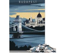 Puzzle 500 Pieces Budapest Cityscape Jigsaw Boys And Girls Puzzle Jigsaw Puzzle Education Game Toys Family Decoration 500pcs (52x38cm)
