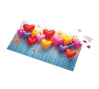 Puzzle 500 Pieces Colorful Heart-Shaped Balloons Celebration Picture Puzzle Toys For Boys 6-8 Jigsaw Puzzles 500 Pieces(300PCS)