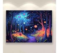 Puzzle 500 Pieces Fireflies Light up The Forest Modern Home Decoration Fun Birthday Gift