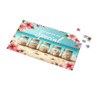 Puzzle 500 Pieces God Says You Are Special: A Beach Jar Collection Picture Puzzle 3 Year Old Girl Gifts Puzzles For Toddlers 2-4(500PCS)