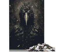 Puzzle 500 Pieces Jigsaws Plague Doctor Portrait Creative Jigsaw Puzzles for Adults Woodenboard Puzzles Jigsaw Puzzles for Birthday Festivals Gifts 500pcs (52x38cm)