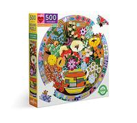 Puzzle 500 pièces : Purple Bird And Flowers