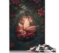 Puzzle 500 Pieces Sleeping Fairy in A Magical Glass Orb Jigsaw Boys And Girls Puzzle Jigsaw Puzzle Education Game Toys Family Decoration 500pcs (52x38cm)