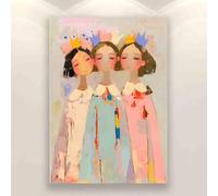 Puzzle 500 Pieces Three Girls Sisters Crown Difficult,challenging,Cool Holiday Puzzle Gifts