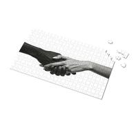 Puzzle 500 Pieces Unity In Diversity: A Handshake Of Two Cultures Picture Puzzle Toys For Boys 6-8 Jigsaw Puzzles 500 Pieces(500PCS)