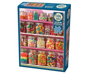 Puzzle 500 Półka ze słodyczami 112641 - Cobble Hill
