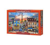 Castorland B-52684 Streets of Paris Jigsaw Puzzle, Multicolour, 500