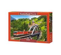 Puzzle 500 Train On The Bridge Castorland Puzzle Top Quality Best