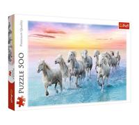 Puzzle 500 White Horses Galloping Trefl Puzzle Top Quality