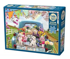 Puzzle 500 Wiosenna przejażdżka 113776 - Cobble Hill