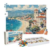 Puzzle 5000 - Abstract Small Town Jigsaw Games - 5000 Piece Jigsaw Puzzles for Adults - Pieces with Box - Wooden Puzzles - The Best Gifts for Stress Selief and Relaxation 61.6 X 41.5 Inch W3H-698