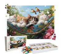 Puzzle 5000 - Bird Cat Jigsaw Games - 5000 Piece Jigsaw Puzzles for Adults - Pieces with Box - Wooden Puzzles - Challenging Game Beautiful - The Best Gifts for Relaxation 61.6 X 41.5 Inch W3H-121