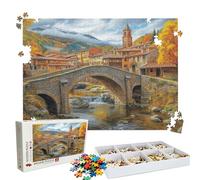 Puzzle 5000 - Bridge Architecture Jigsaw Games - 5000 Piece Jigsaw Puzzles for Adults - Pieces with Box - Wooden Puzzles - The Best Gifts for Stress Selief and Relaxation 61.6 X 41.5 Inch W3H-152