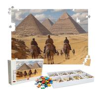 Puzzle 5000 - DeDesert Pyramid Jigsaw Games - 5000 Piece Jigsaw Puzzles for Adults - Pieces with Box - Wooden Puzzles - The Best Gifts for Stress Selief and Relaxation 61.6 X 41.5 Inch W3H-212