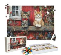 Puzzle 5000 - House Cat Jigsaw Games - 5000 Piece Jigsaw Puzzles for Adults - Pieces with Box - Wooden Puzzles - Challenging Game Beautiful - The Best Gifts for Relaxation 61.6 X 41.5 Inch W3H-852
