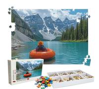 Puzzle 5000 - Lake Mountain Range Jigsaw Games - 5000 Piece Jigsaw Puzzles for Adults - Pieces with Box - Wooden Puzzles - The Best Gifts for Stress Selief and Relaxation 61.6 X 41.5 Inch W3H-915