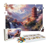 Puzzle 5000 - Palace Fall Jigsaw Games - 5000 Piece Jigsaw Puzzles for Adults - Pieces with Box - Wooden Puzzles - Challenging Game Beautiful - The Best Gifts Relaxation 61.6 X 41.5 Inch W3H-861