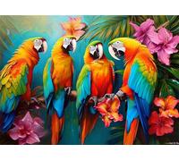 Puzzle 5000 Pieces for Adults Jigsaw Puzzles for Adults 5000 Piece, Flower Puzzle Educational Games, Wooden Puzzles Parrot Jigsaws Game, Gifts for Teenage, Home Party Activity 61.61x41.54 inch g-246